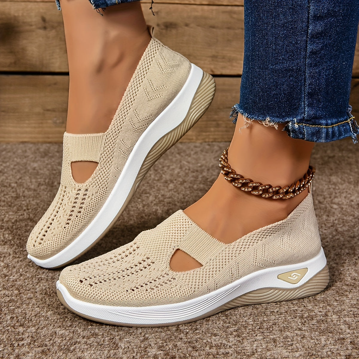 BreezeWalk Sneakers - Stijlvol, ademend en lichtgewicht